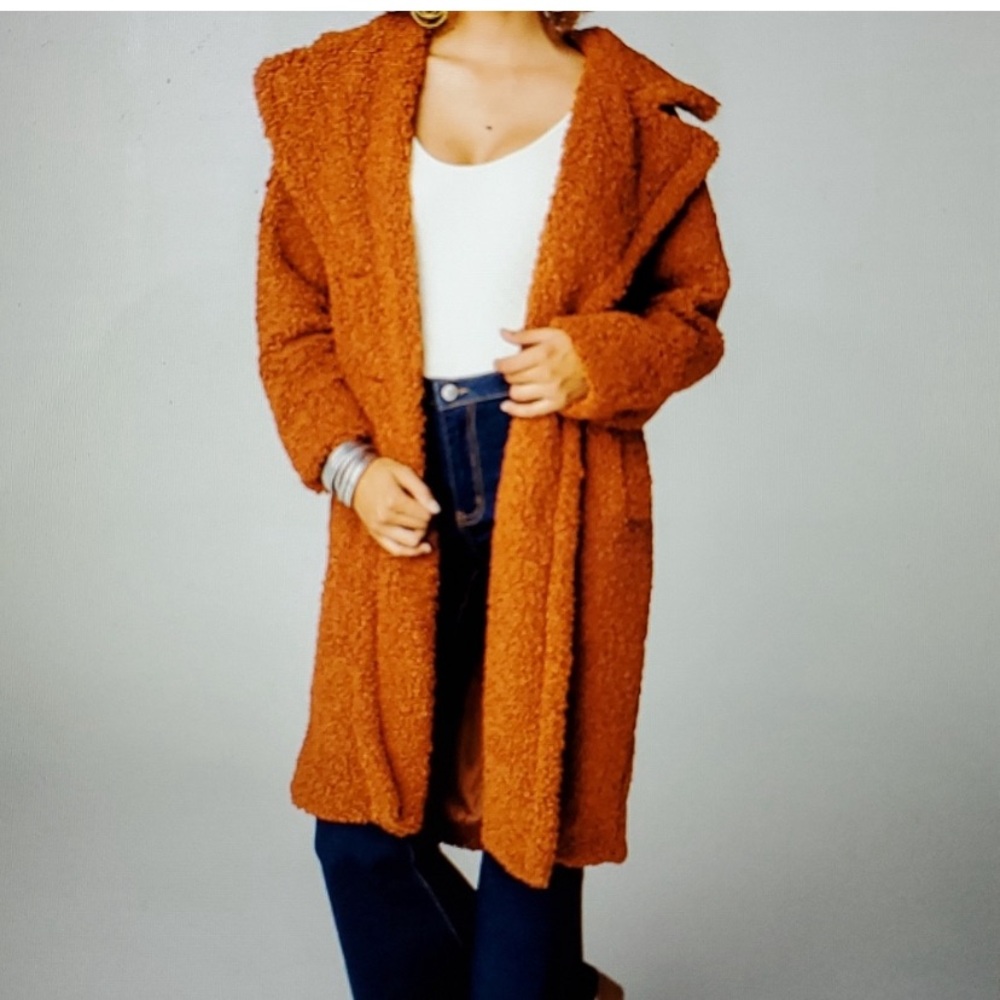 Oversized Faux Fur Coat - image 4